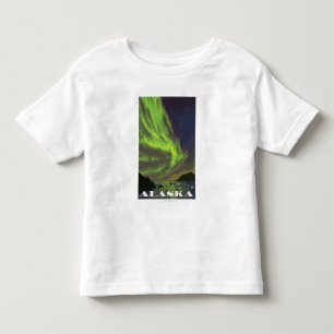 T-shirt Pour Les Tous Petits Lumières du nord et orques - Seward, Alaska