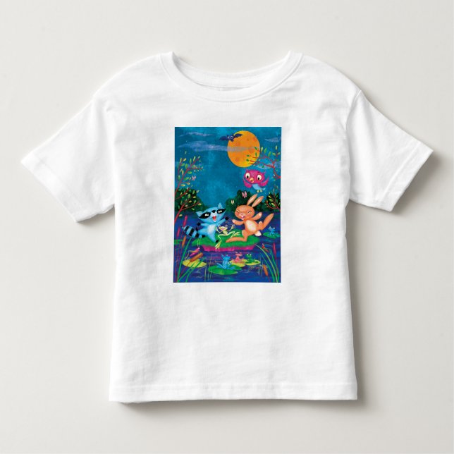 T-shirt Pour Les Tous Petits Lune d'automne (Devant)
