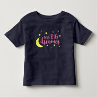 Lune et étoiles Rose Petit Gros Rêveur
