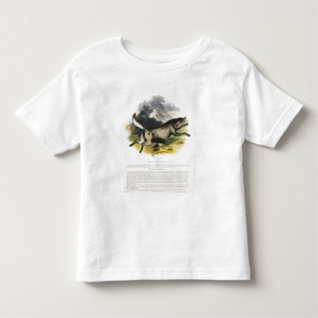 T-shirt Pour Les Tous Petits L'unité centrale éducative d'illustration de loup (Devant)