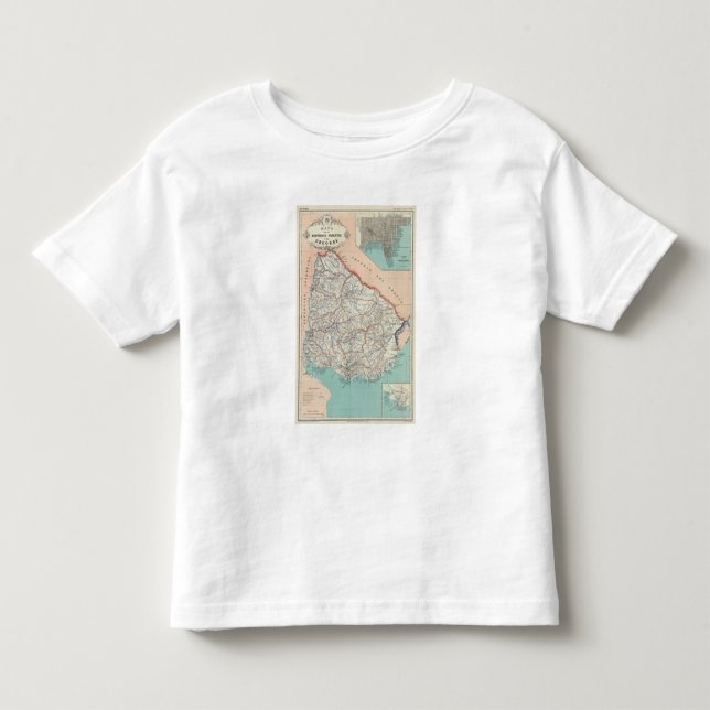 T-shirt Pour Les Tous Petits L'Uruguay (Devant)
