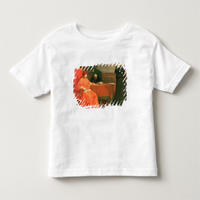 T-shirt Pour Les Tous Petits Luther devant Cajetan cardinal (Devant)