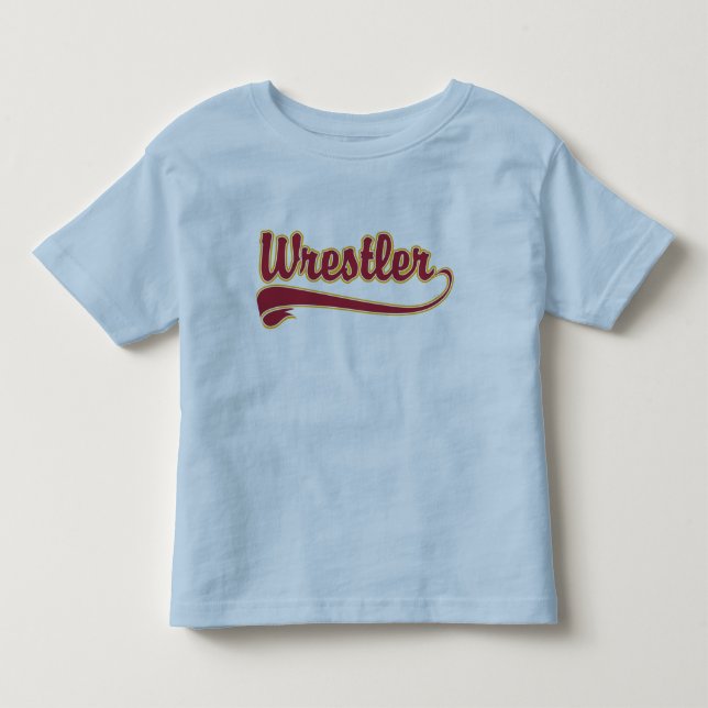 T-shirt Pour Les Tous Petits Lutteur pour bébé (Devant)