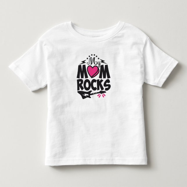 T-shirt Pour Les Tous Petits Ma mère déchire (Devant)
