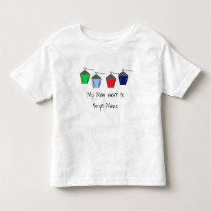 T-shirt Pour Les Tous Petits Ma mère est allée à Bryn Mawr Lanterns 4 color
