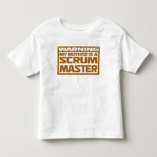 T-shirt Pour Les Tous Petits ma mère est un maître de scrum