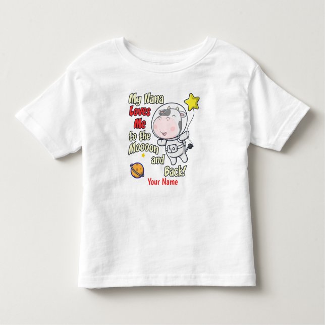 T-shirt Pour Les Tous Petits Ma Nana m'aime (Devant)