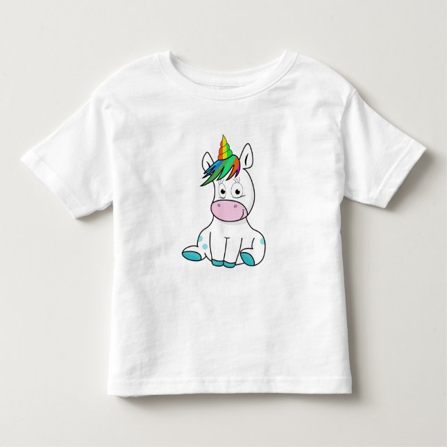 T-shirt Pour Les Tous Petits Ma petite licorne mignonne (Devant)