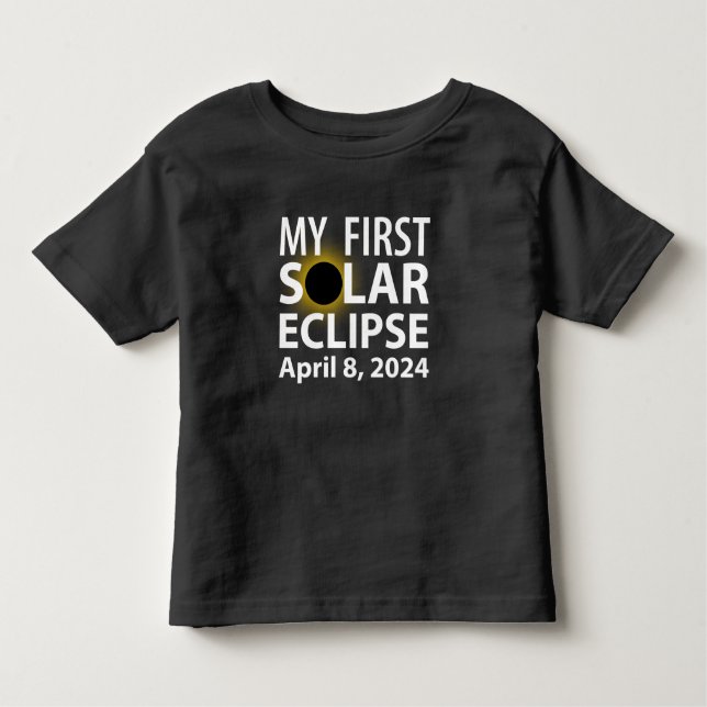 T-shirt Pour Les Tous Petits Ma première éclipse (Devant)