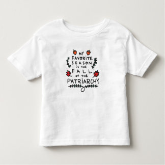 T-shirt Pour Les Tous Petits Ma saison préférée est l'automne du patriarcat