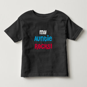 T-shirt Pour Les Tous Petits Ma tante Rocks