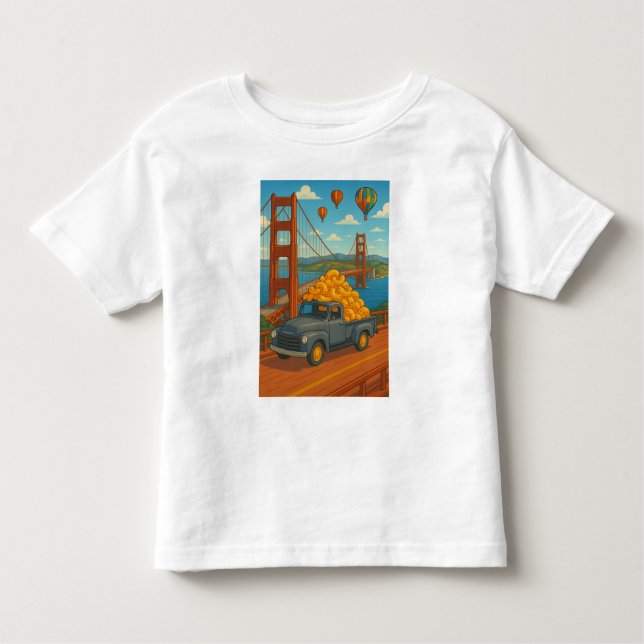 T-shirt Pour Les Tous Petits mac et fromage pour 4t (Devant)