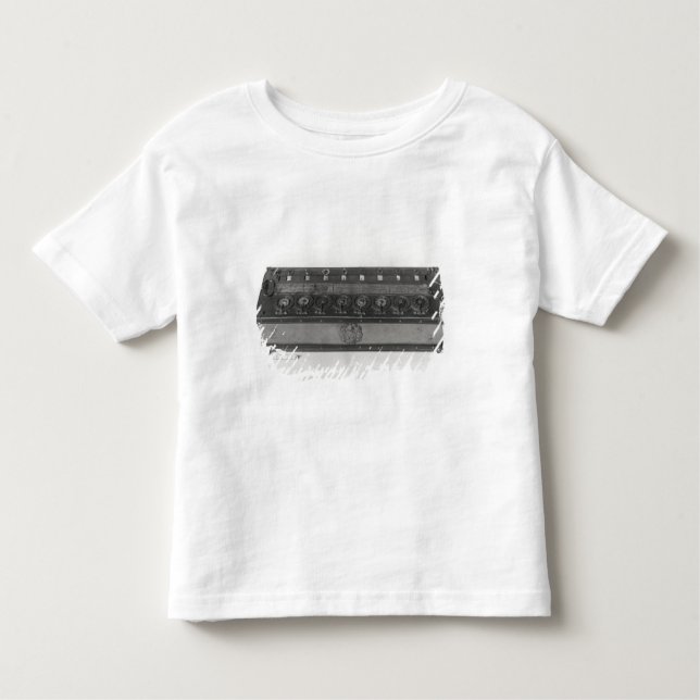 T-shirt Pour Les Tous Petits Machine à calculer inventée (Devant)