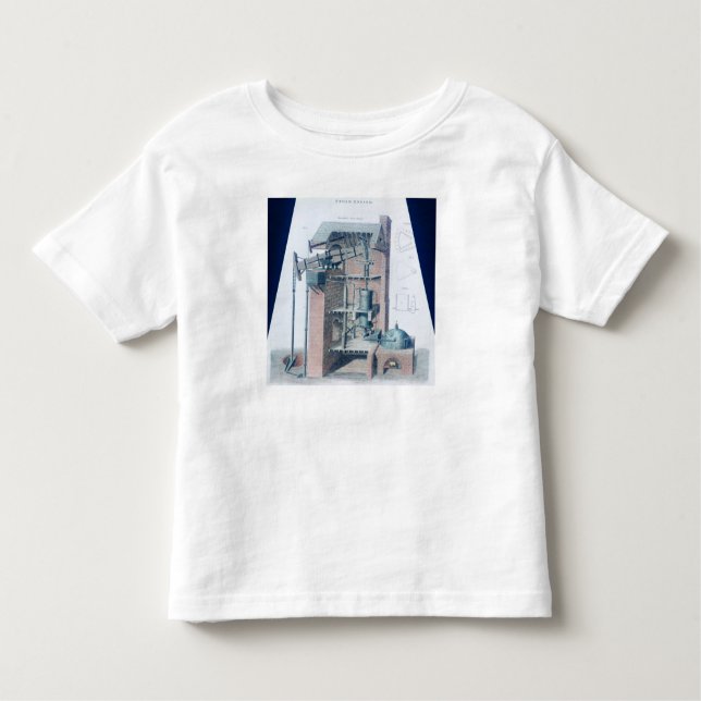 T-shirt Pour Les Tous Petits Machine à vapeur atmosphérique (Devant)