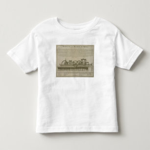 T-shirt Pour Les Tous Petits Machine de l'eau à marneux, c.1715 (gravure)