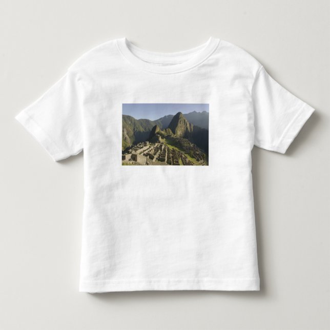 T-shirt Pour Les Tous Petits Machu Picchu, ruines de la ville inca, Pérou. (Devant)