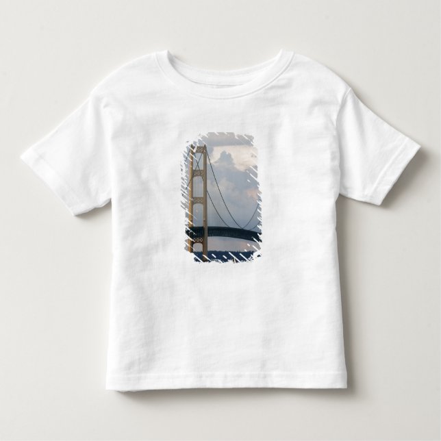 T-shirt Pour Les Tous Petits Mackinac Bridge, Michigan, États-Unis (Devant)