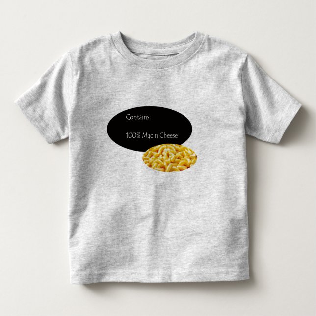 T-shirt Pour Les Tous Petits macncheese (Devant)