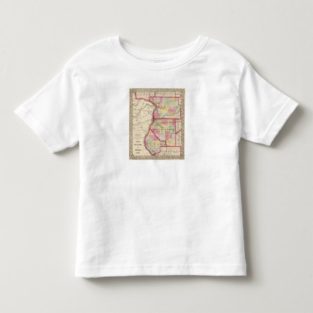T-shirt Pour Les Tous Petits Madison, St Clair, comtés de Monroe (Devant)