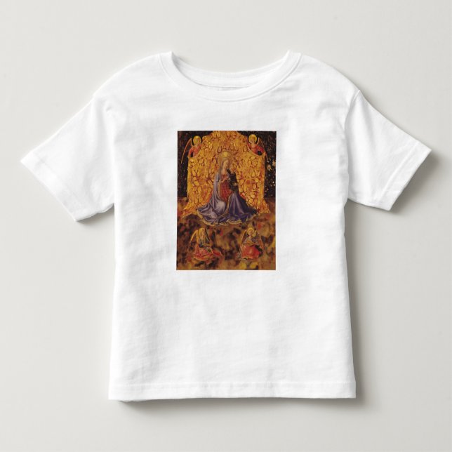 T-shirt Pour Les Tous Petits Madonna de l'humilité avec l'enfant et les anges (Devant)