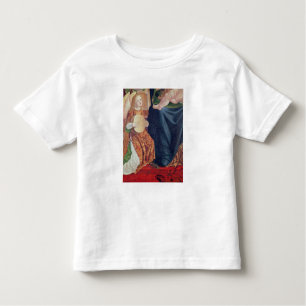 T-shirt Pour Les Tous Petits Madonna et enfant avec des musiciens d'ange