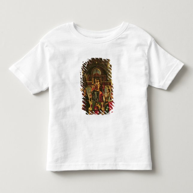 T-shirt Pour Les Tous Petits Madonna et enfant avec des saints, 1499 (Devant)
