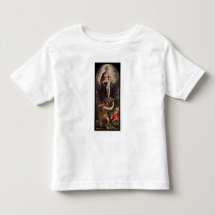 T-shirt Pour Les Tous Petits Madonna et enfant avec St John et St Jerome, 15