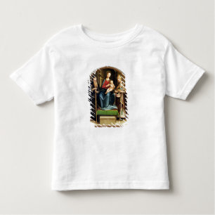 T-shirt Pour Les Tous Petits Madonna et l'enfant avec l'abbé Saint-Anthony et l