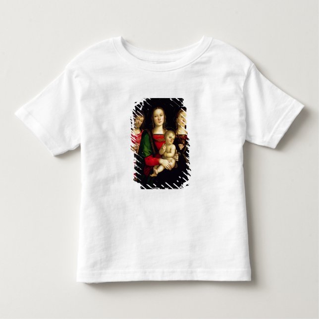 T-shirt Pour Les Tous Petits Madonna et l'enfant avec St John le baptiste (Devant)