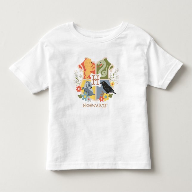 T-shirt Pour Les Tous Petits Magical Blooms HOGWARTS™ Crest (Devant)
