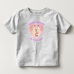 T-shirt Pour Les Tous Petits Magie d'anniversaire : Lapin sur patins à rouleaux