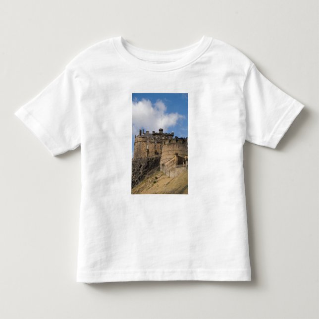 T-shirt Pour Les Tous Petits Magnifique célèbre château d'Édimbourg géant à (Devant)