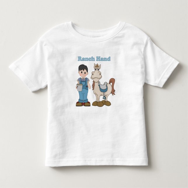 T-shirt Pour Les Tous Petits Main du ranch (Devant)