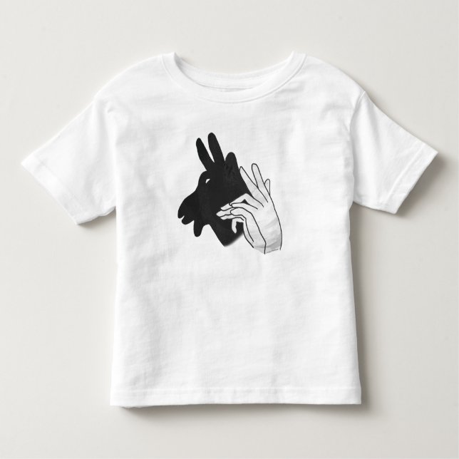 T-shirt Pour Les Tous Petits Main Silhouette Billy Chèvre (Devant)