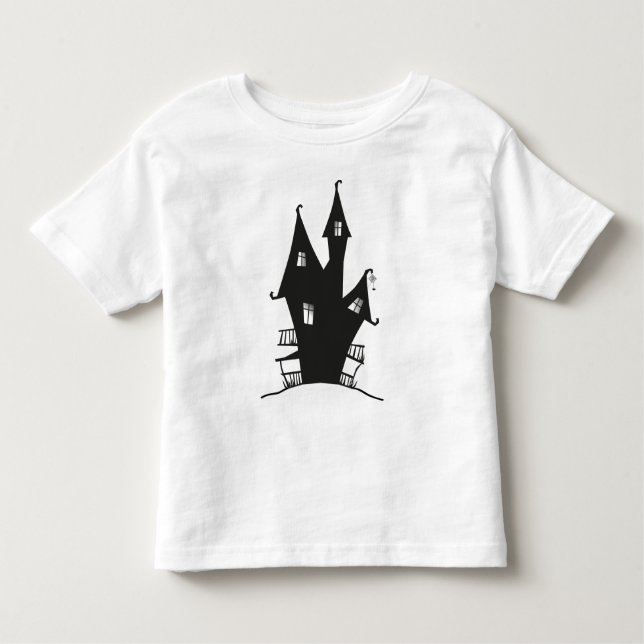 T-shirt Pour Les Tous Petits Maison des sorcières hantées (Devant)