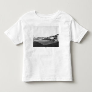 T-shirt Pour Les Tous Petits Maisons militaires dans la zone résidentielle de 