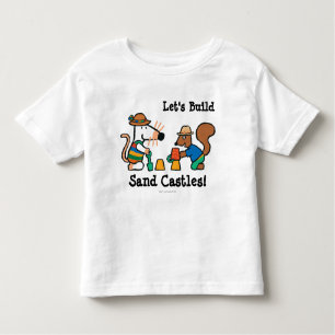 T-shirt Pour Les Tous Petits Maisy et Cyrille construisent un château de sable