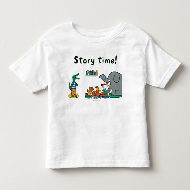 T-shirt Pour Les Tous Petits Maisy et les amis rient du temps d'histoire (Devant)