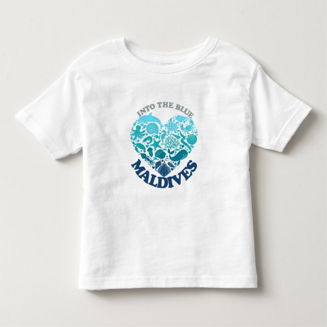 T-SHIRT POUR LES TOUS PETITS MALDIVES (Devant)