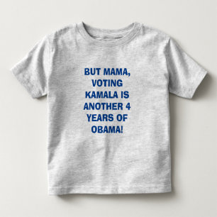 T-SHIRT POUR LES TOUS PETITS MAMA, NE VOTEZ PAS POUR KAMALA TODDLER FINE JERSEY