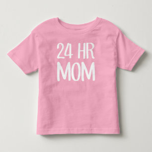 T-shirt Pour Les Tous Petits Maman 24h/24