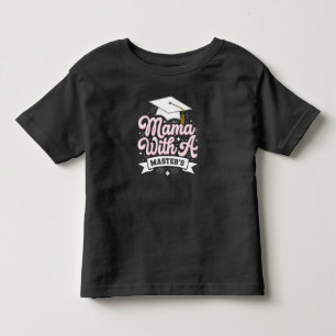 T-shirt Pour Les Tous Petits Maman avec une remise de diplôme de master Maman