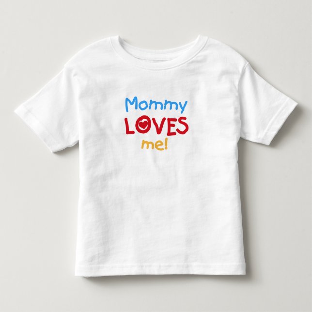 T-shirt Pour Les Tous Petits Maman m'aime (Devant)