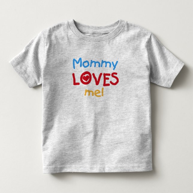 T-shirt Pour Les Tous Petits Maman m'aime (Devant)