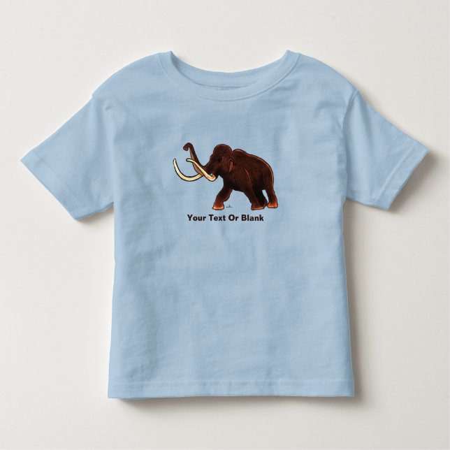 T-shirt Pour Les Tous Petits Mammoth laineuse (Devant)