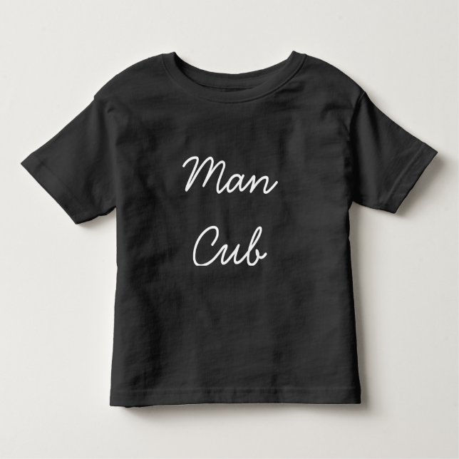 T-shirt Pour Les Tous Petits Man Cub tee (Devant)