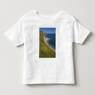 T-shirt Pour Les Tous Petits Man o War Bay, côte jurassique, Lulworth, Dorset,