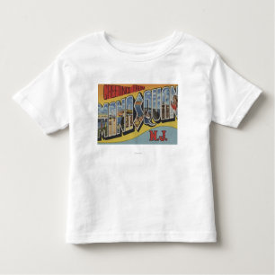 T-shirt Pour Les Tous Petits Manasquan, New Jersey - grandes scènes de lettre