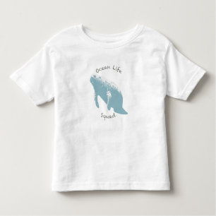 T-shirt Pour Les Tous Petits Manate - Ocean Life Squad™