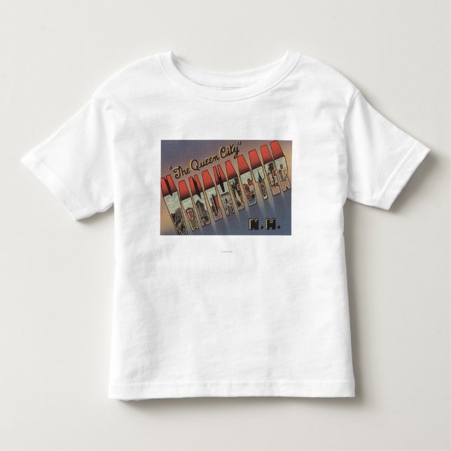 T-shirt Pour Les Tous Petits Manchester, New Hampshire - grandes scènes de (Devant)